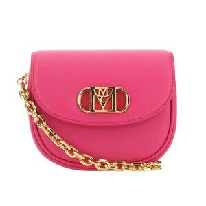 MCM Mode Travia Pink Leather Crossbody Shoulder Bag (0214)